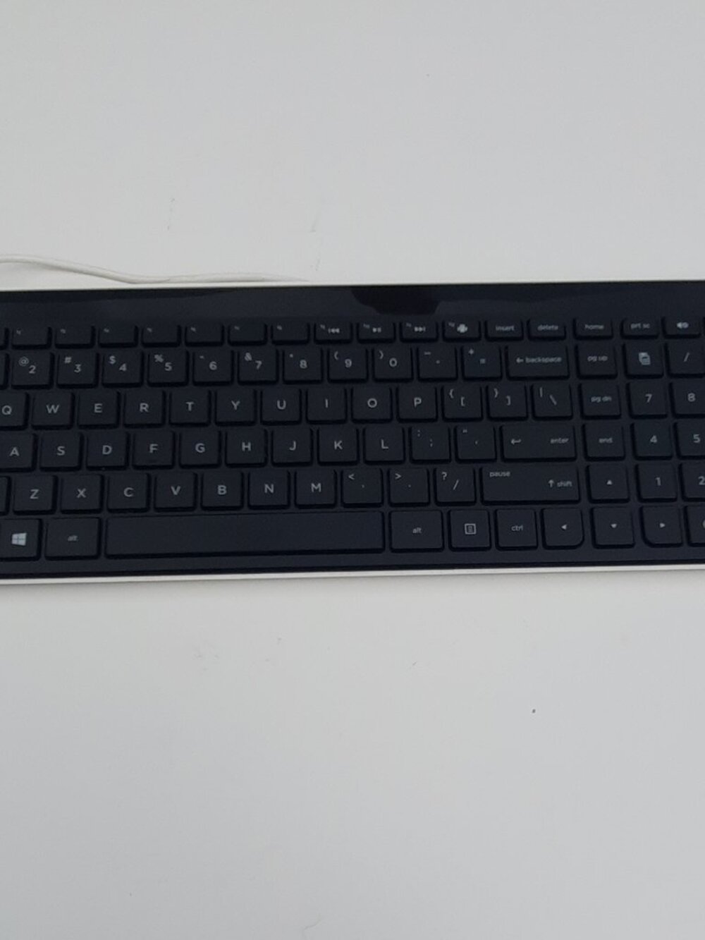 HP Keyboard SK-2028  Black Slim Wired PC US Tested Working US Keys